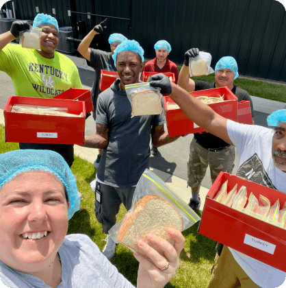 Gods Pantry - Sandwich Making - WH team 3